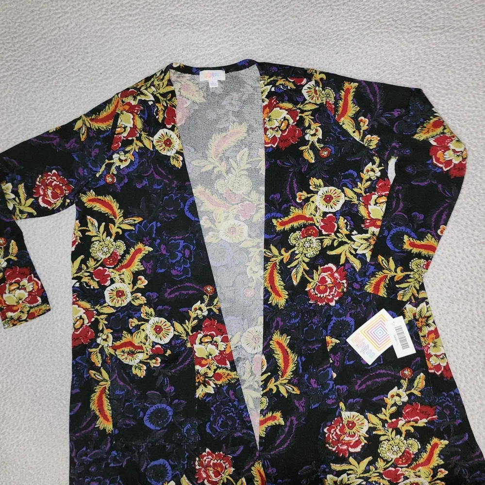 LuLaRoe NWT Gorgeous Floral Duster - Picture 2 of 14